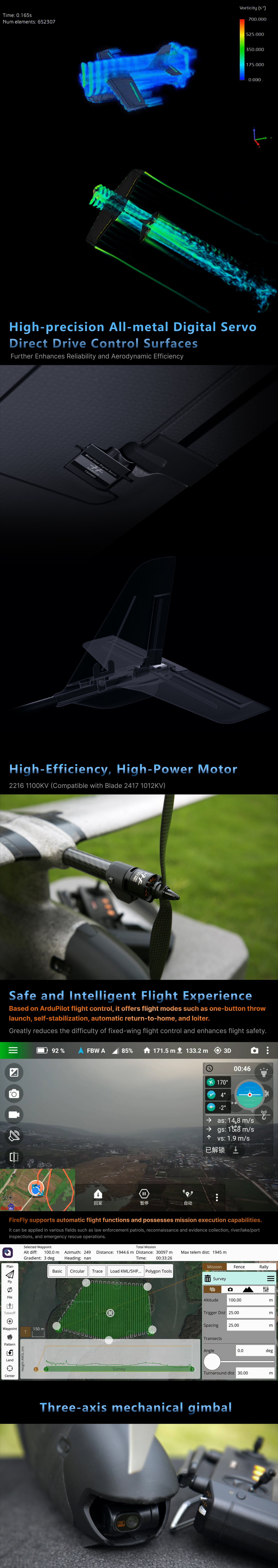 FireFly2 Hand-Launched Fixed-Wing FPV Drone(Upgraded)