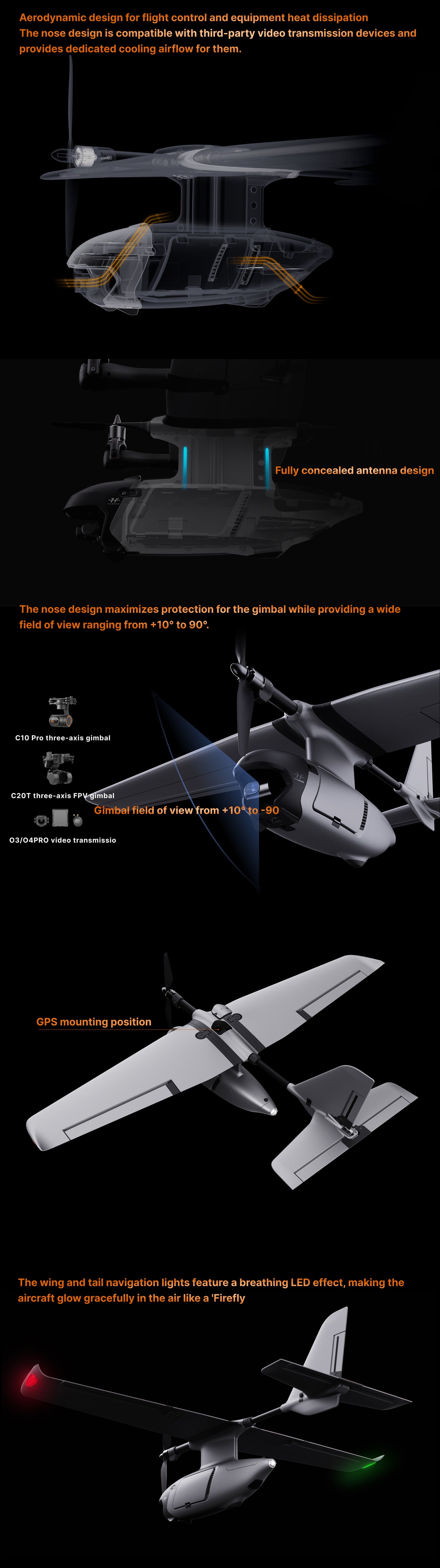 FireFly2 Hand-Launched Fixed-Wing FPV Drone(Upgraded)
