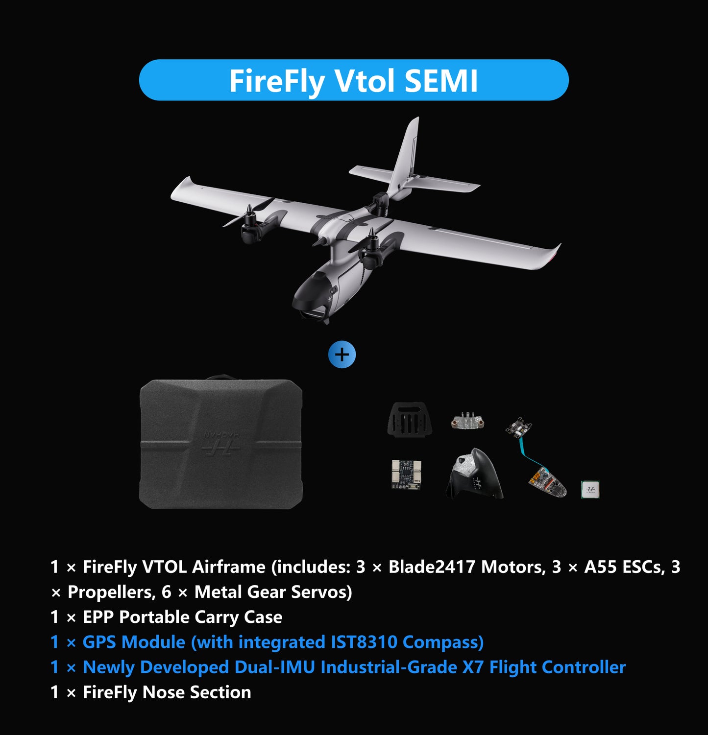 FireFly VTOL 2 Fixed-Wing Drone(Upgraded)