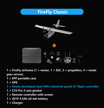 FireFly2 Hand-Launched Fixed-Wing FPV Drone（Upgraded）