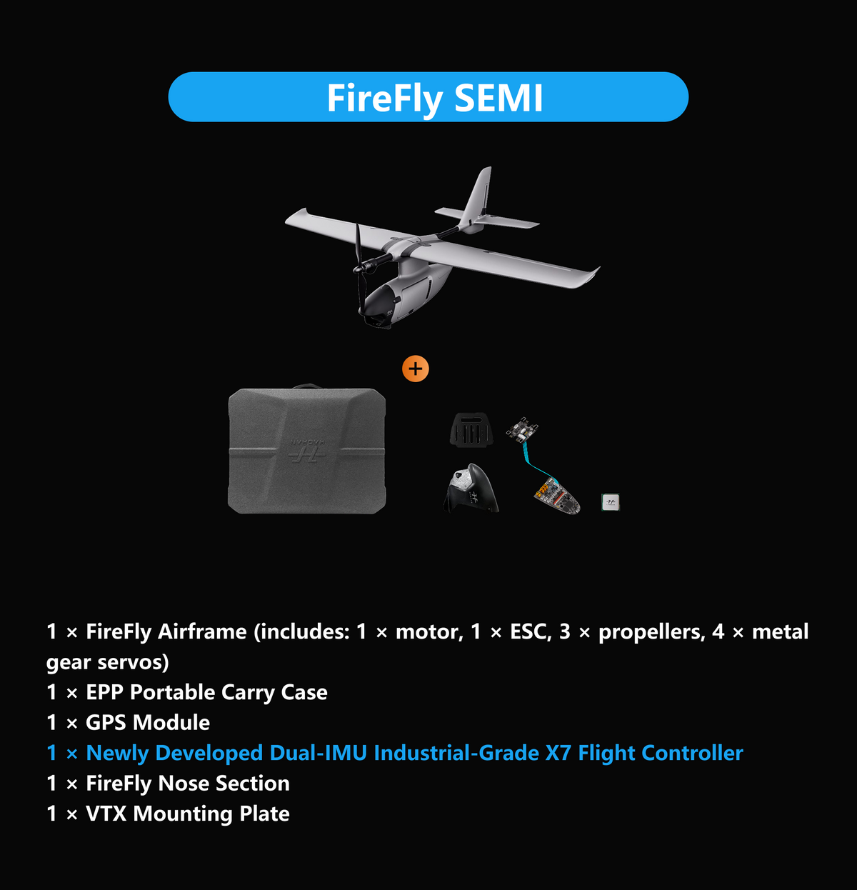 FireFly2 Hand-Launched Fixed-Wing FPV Drone（Upgraded） – HAUHARN ...