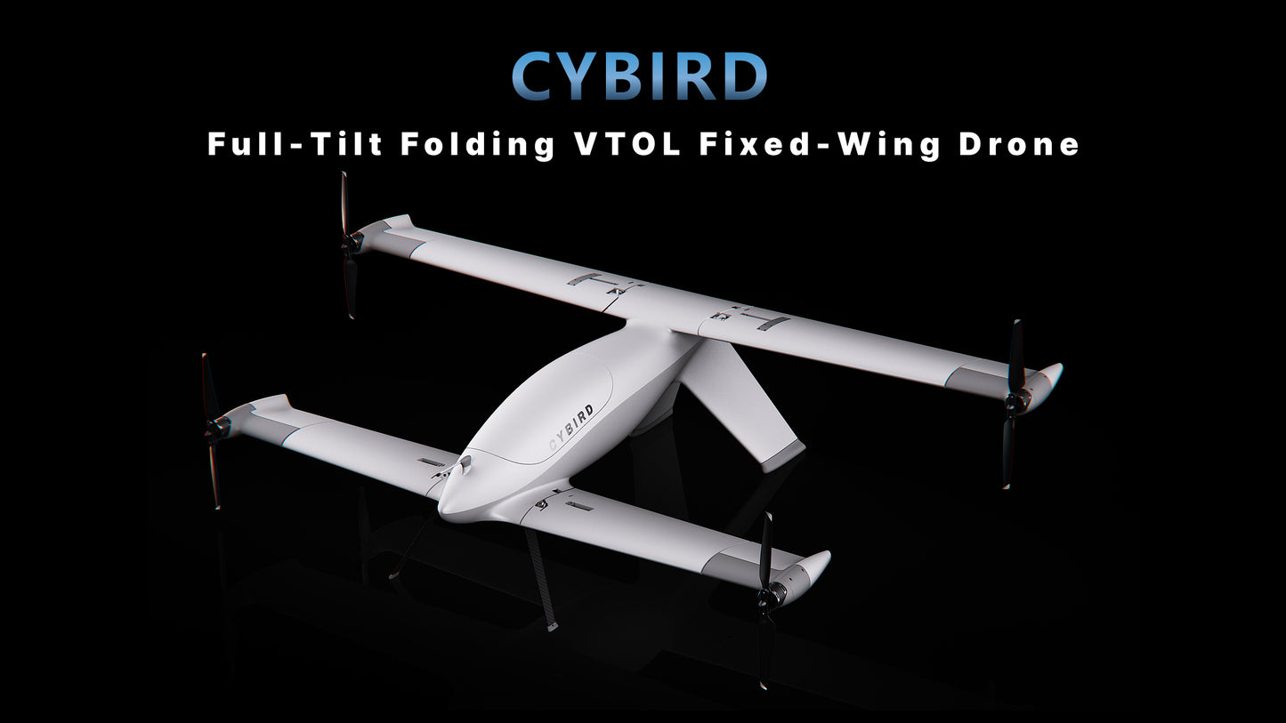 CYBIRD Full-Tilt Folding VTOL Fixed-Wing UAV