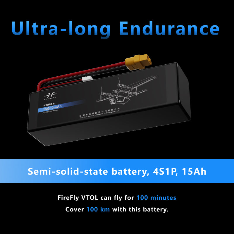 Long-endurance battery 15Ah