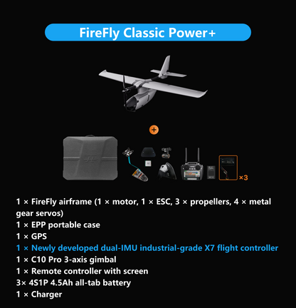 FireFly2 Hand-Launched Fixed-Wing FPV Drone（Upgraded）